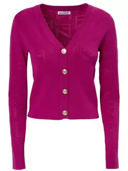 Вязаный кардиган Influencer, розовый