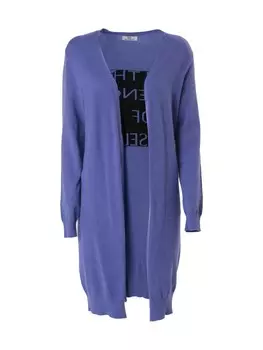 Вязаный кардиган Influencer, синий