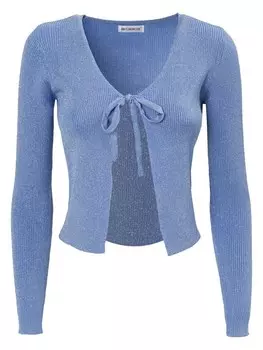 Вязаный кардиган Influencer, синий