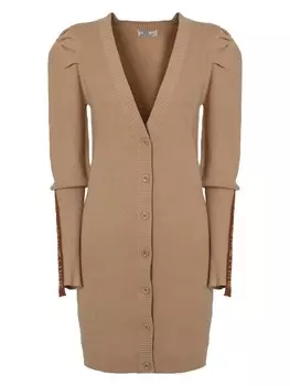 Вязаный кардиган Influencer, темно-бежевый