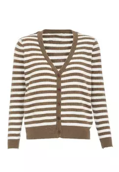 Вязаный кардиган Iparo, коричневый