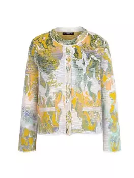 Вязаный кардиган IVKO Terrain, белый