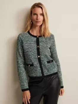 Вязаный кардиган из смесовой шерсти Soraia Phase Eight, мульти