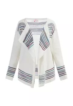 Вязаный кардиган IZIA, белый