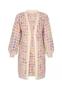 Вязаный кардиган IZIA, белый