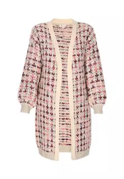 Вязаный кардиган IZIA, бежевый