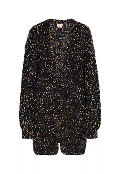 Вязаный кардиган IZIA, черный