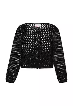 Вязаный кардиган IZIA, черный