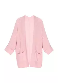 Вязаный кардиган IZIA Comfy, розовый