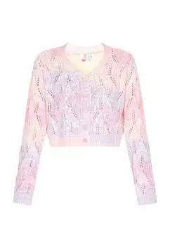 Вязаный кардиган IZIA, цвет Orchid/Light purple