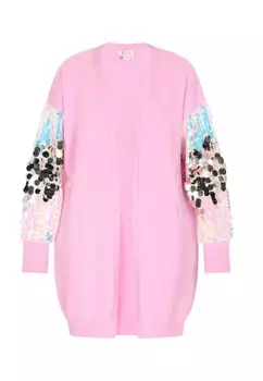 Вязаный кардиган IZIA, цвет Rose/Dusky pink
