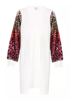 Вязаный кардиган IZIA Knit Cardigan, белый