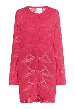 Вязаный кардиган IZIA Knit Cardigan Lomasi, розовый