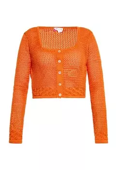 Вязаный кардиган IZIA Knit Cardigan, оранжевый