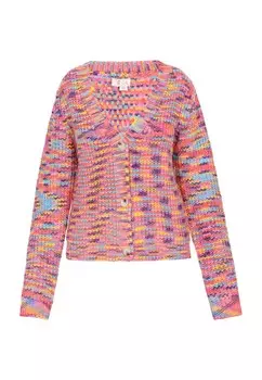 Вязаный кардиган IZIA Knit Cardigan, розовый