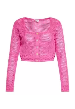 Вязаный кардиган IZIA Knit Cardigan, розовый