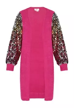 Вязаный кардиган IZIA Knit Cardigan, розовый
