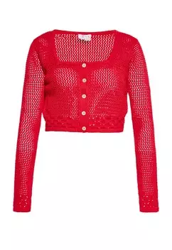 Вязаный кардиган Izia, красный