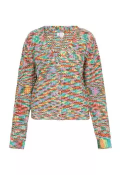 Вязаный кардиган IZIA, лаймовый