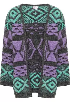 Вязаный кардиган IZIA Lomasi, темно-серый