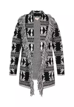 Вязаный кардиган IZIA, разноцветный