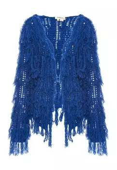 Вязаный кардиган Izia, синий