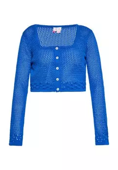 Вязаный кардиган Izia, синий кобальт