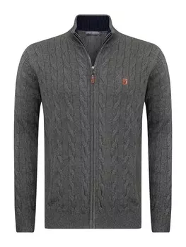 Вязаный кардиган Jacey Quinn, антрацит