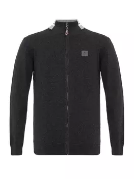 Вязаный кардиган Jacey Quinn Dominic, цвет Anthracite/Light grey