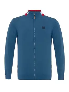 Вязаный кардиган Jacey Quinn Dominic, королевский синий