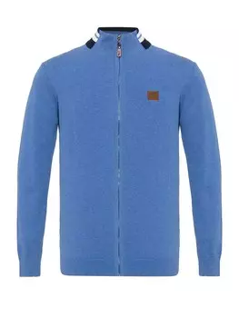 Вязаный кардиган Jacey Quinn Dominic, синий