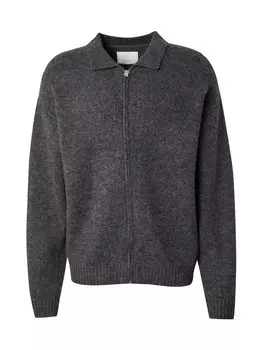Вязаный кардиган JACK & JONES JPRCCFOX, темно-серый