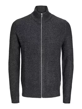Вязаный кардиган JACK & JONES Knit Cardigan JJELewis, темно-серый