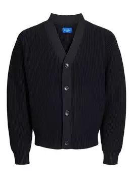 Вязаный кардиган JACK & JONES Knit Cardigan JORDASH, черный