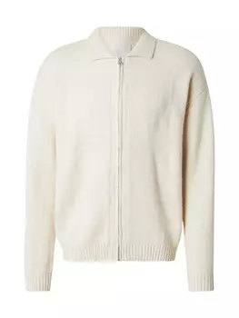 Вязаный кардиган JACK & JONES Knit Cardigan JPRCCFox, белый