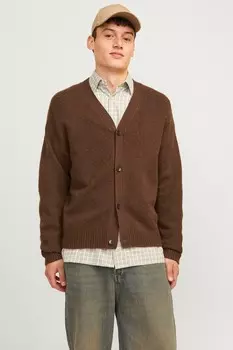 Вязаный кардиган Jack & Jones, красный