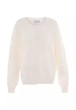 Вязаный кардиган Jalene, белый