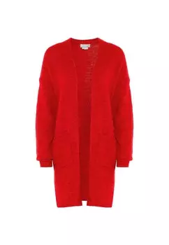 Вязаный кардиган Jalene, красный