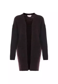 Вязаный кардиган Jalene, темно коричневый