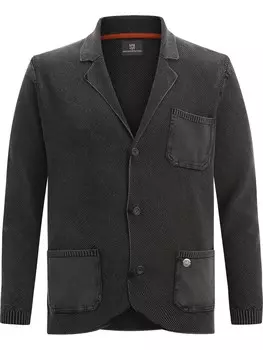 Вязаный кардиган Jan Vanderstorm Sigurdulfar, черный