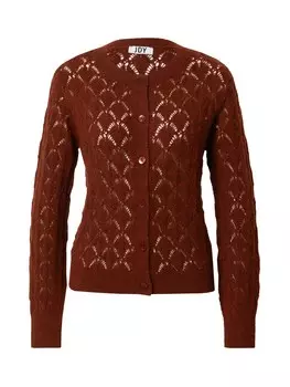 Вязаный кардиган JDY LETTY, каштановый