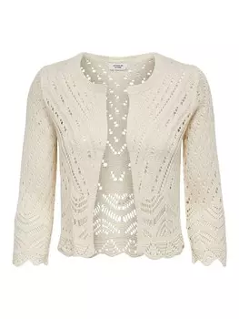 Вязаный кардиган JDY Sun, кремовый