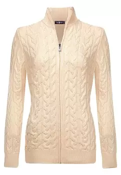 Вязаный кардиган Jimmy Sanders Knit Cardigan, бежевый