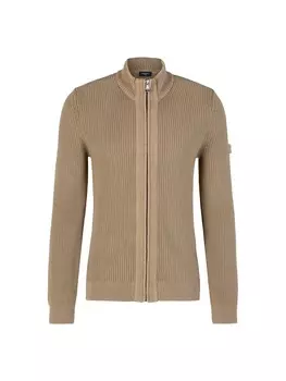 Вязаный кардиган JOOP! Jeans Knit Cardigan Hajor, светло-коричневый