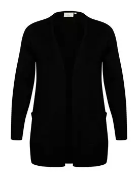 Вязаный кардиган KAFFE CURVE, черный