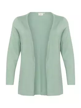 Вязаный кардиган KAFFE CURVE Knit Cardigan Farsia, пастельный зеленый