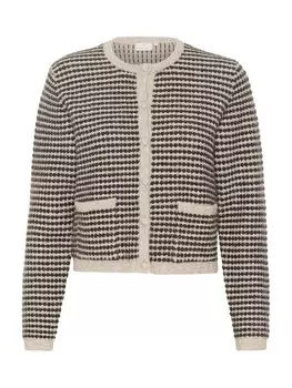 Вязаный кардиган Kaffe Knit Cardigan Ellery, серый