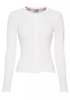 Вязаный кардиган KangaROOS, белый