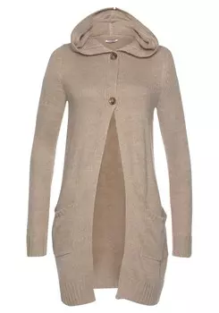 Вязаный кардиган Kangaroos, пятнистый бежевый