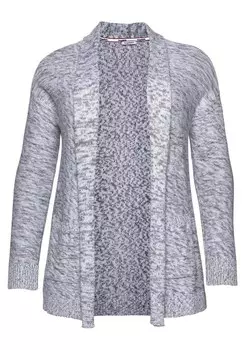 Вязаный кардиган Kangaroos, пятнистый серый